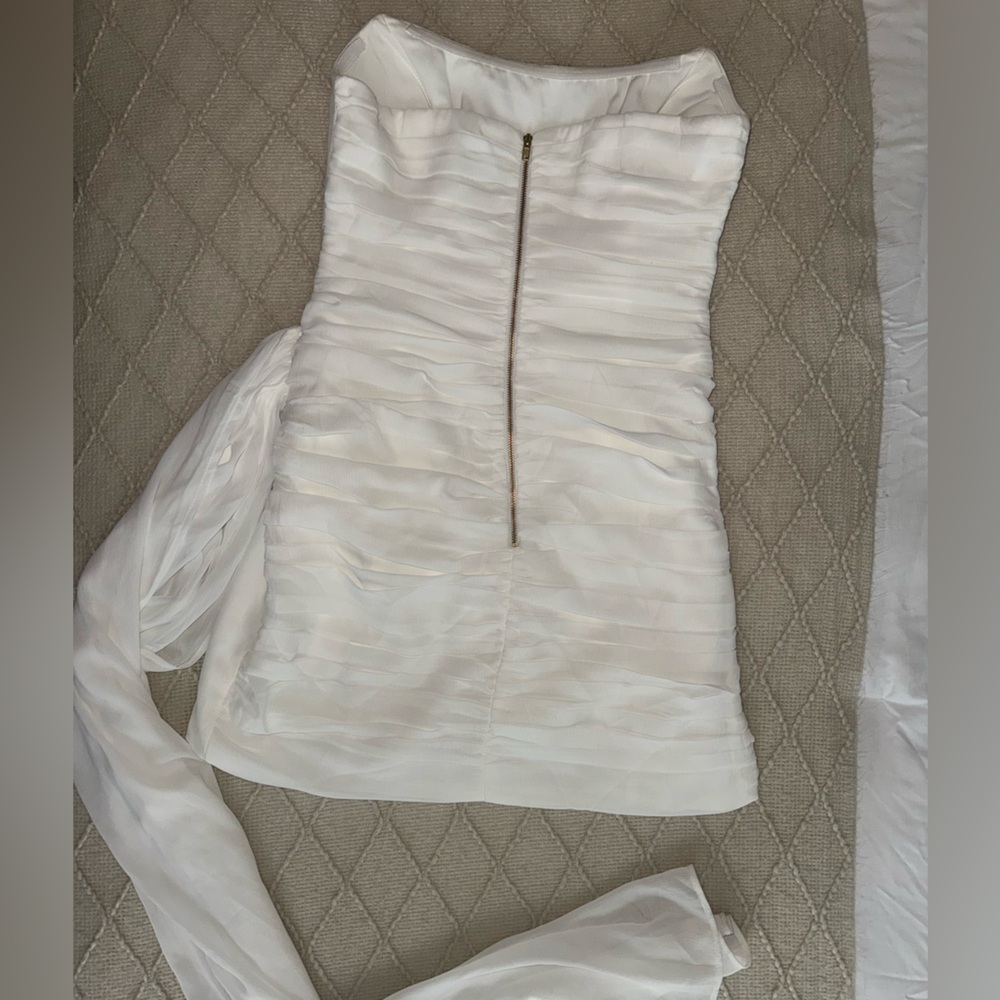 Runaway The Label White Strapless Mini Dress - Picture 3 of 6